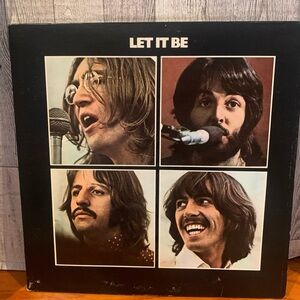 Vintage 1970 The Beatles Let It Be Vinyl